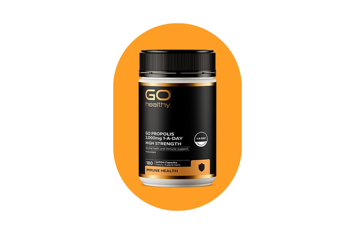 GO PROPOLIS 2,000mg 1-A-DAY HIGH STRENGTH