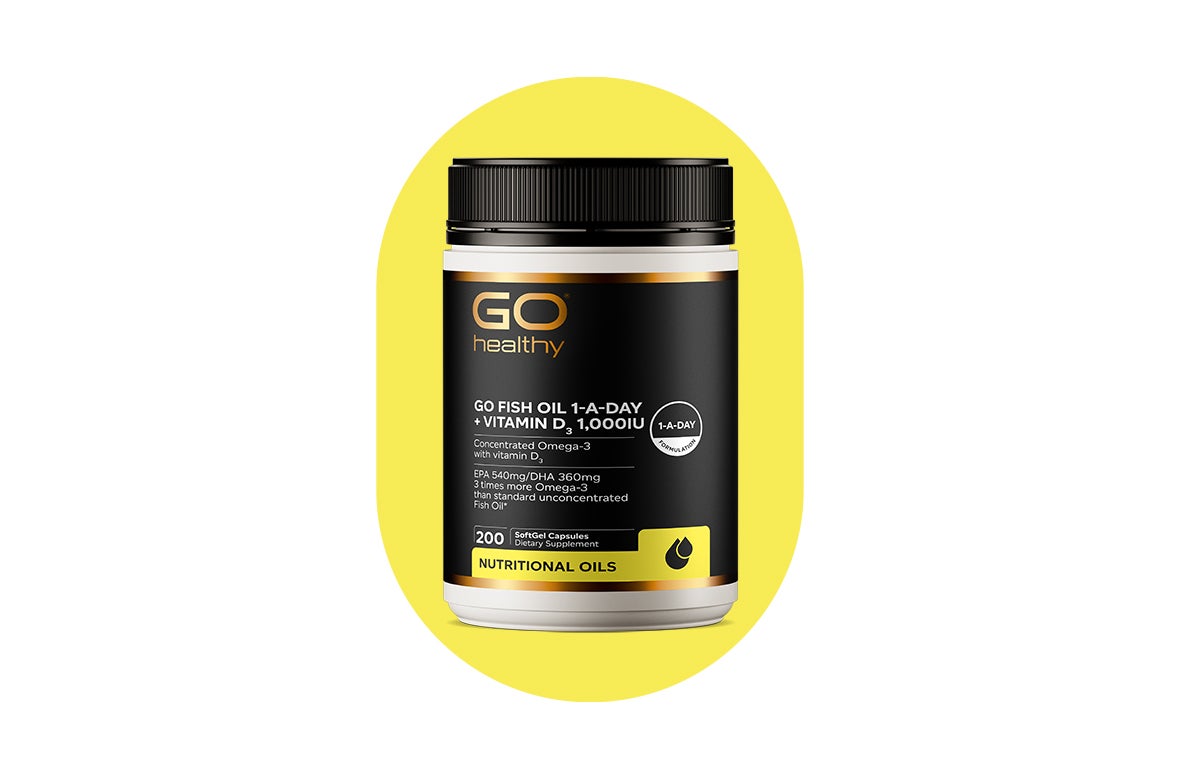 GO FISH OIL 1-A-DAY + VIT D3 1000IU