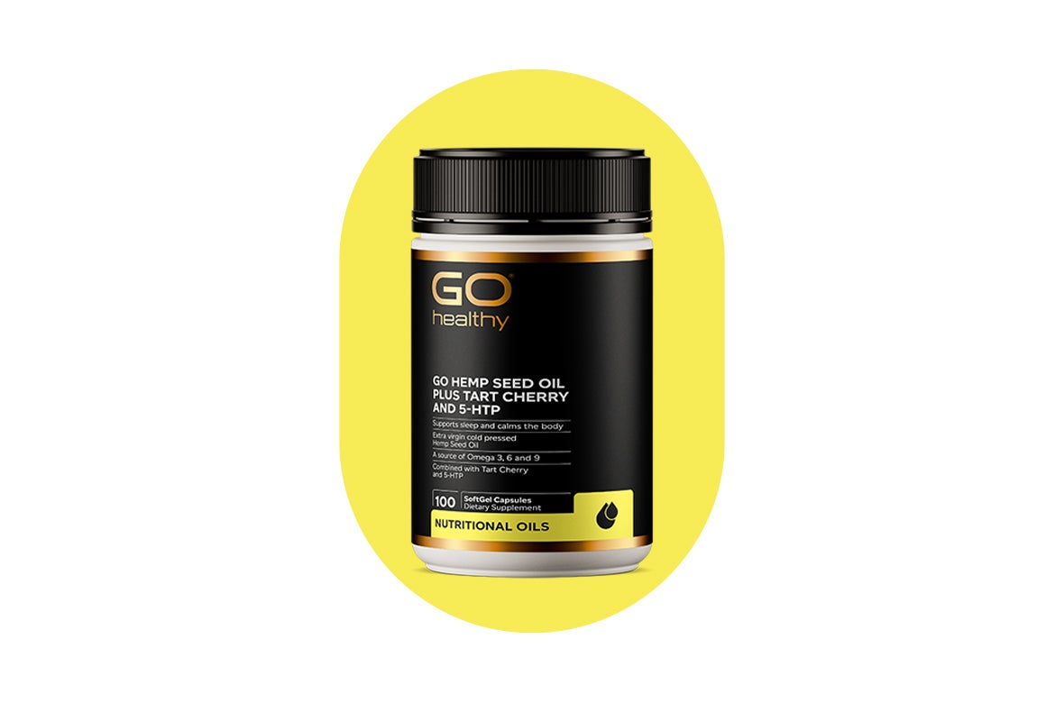 GO HEMP SEED OI PLUS TART CHERRY AND 5-HTP
