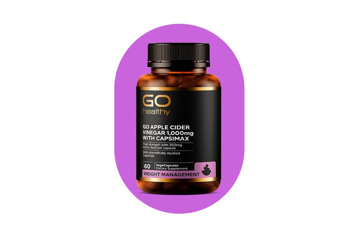 GO APPLE CIDER VINEGAR 1000mg WITH CAPSIMAX