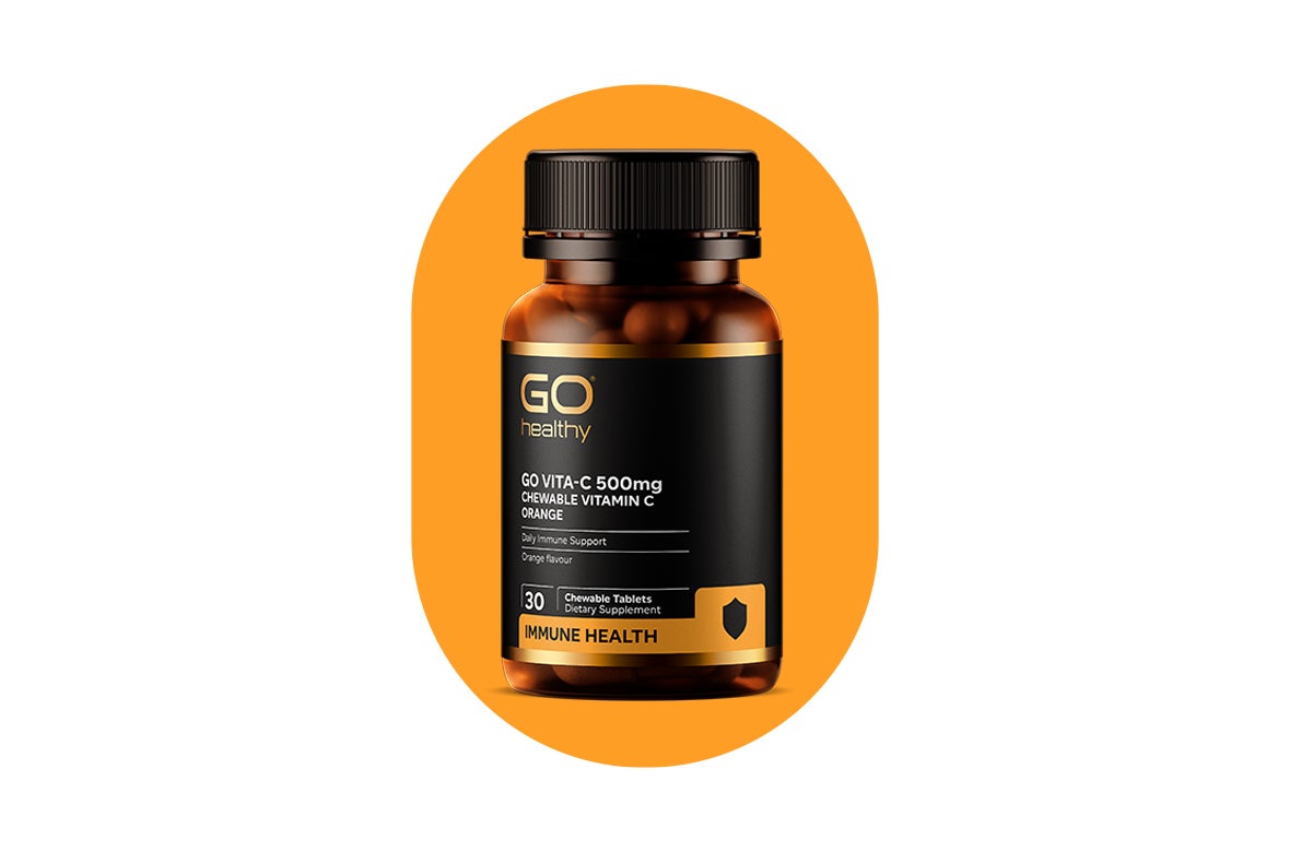 GO VITA-C 500mg CHEWABLE VITAMIN C ORANGE