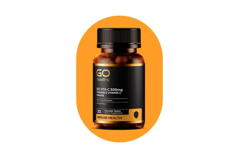 GO VITA-C 500mg CHEWABLE VITAMIN C ORANGE